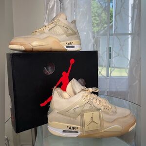 Jordan 4 Retro ‘Off-White Sail’ WMNS (sz 9.5)